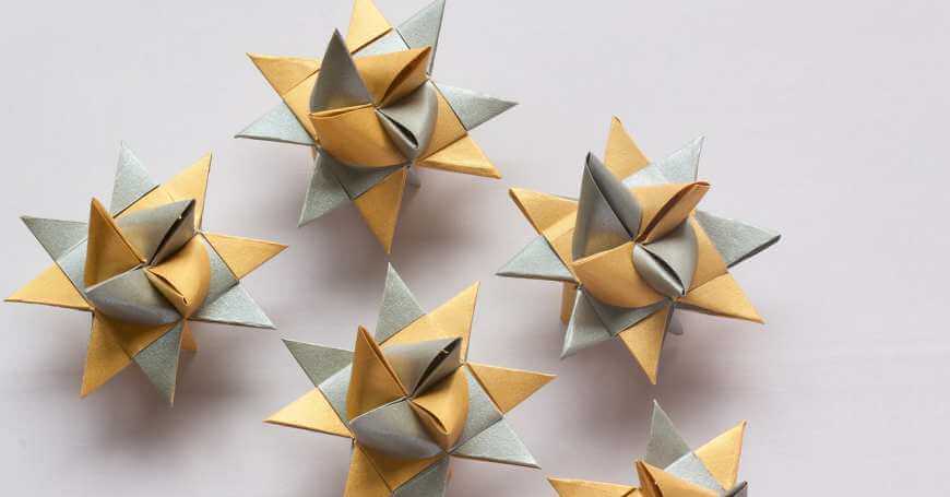 Origami u obliku zvdezde